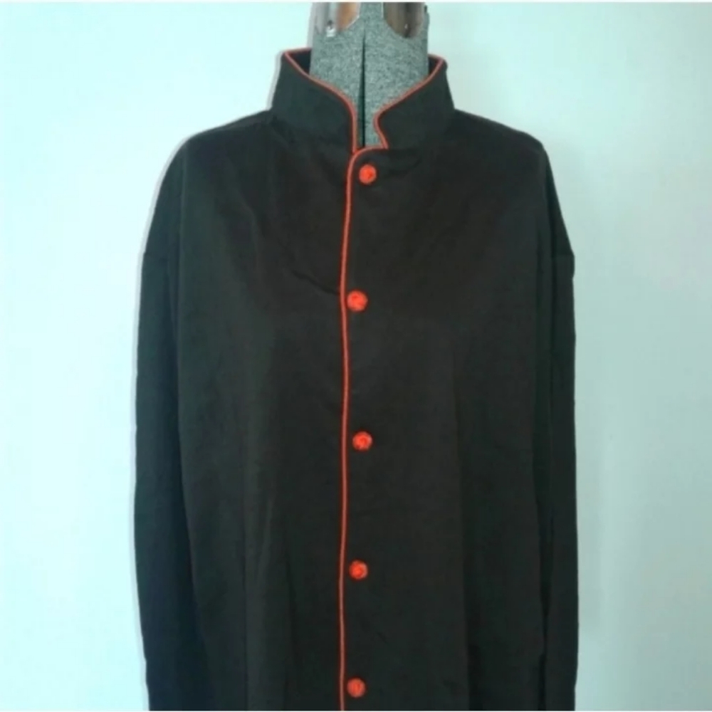 SHANGHAI TANG for Cathay Pacific Brown cotton jersey shirts medium M